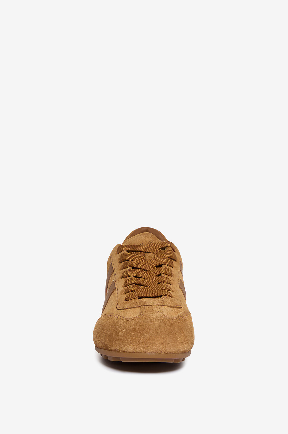 HOGAN Niedrige Schnürsneakers aus Veloursleder Hogan Olympia Damen KAMELFARBEN 2