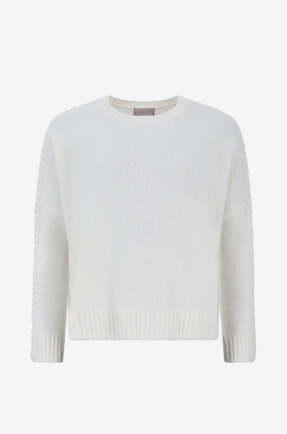 Pullover mit Rundhalsausschnitt aus Kaschmir Amea