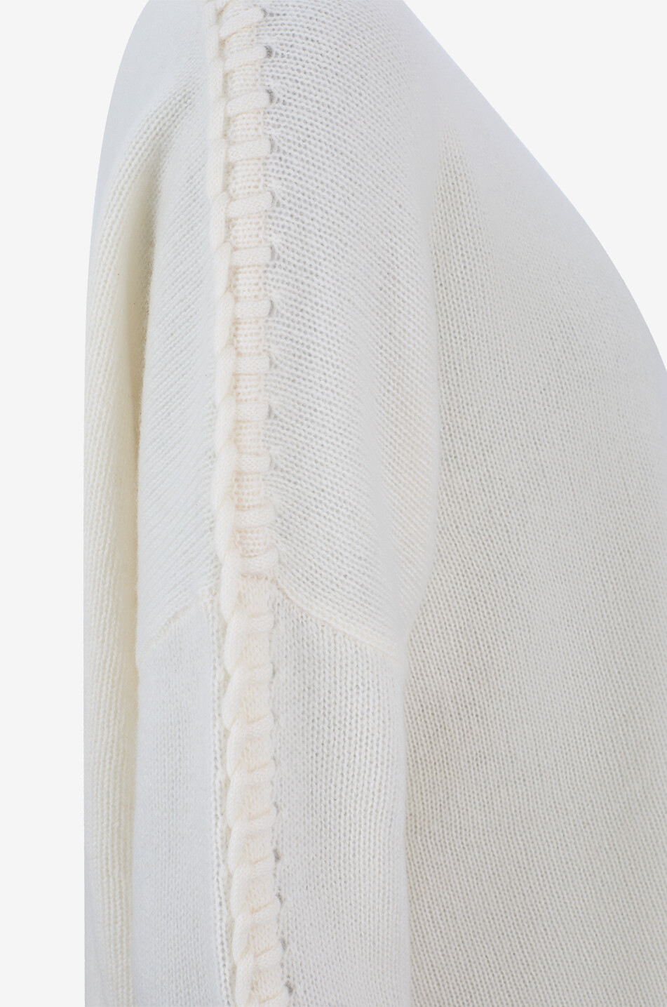 KUJTEN Pullover mit Rundhalsausschnitt aus Kaschmir Amea Damen WEISS 3