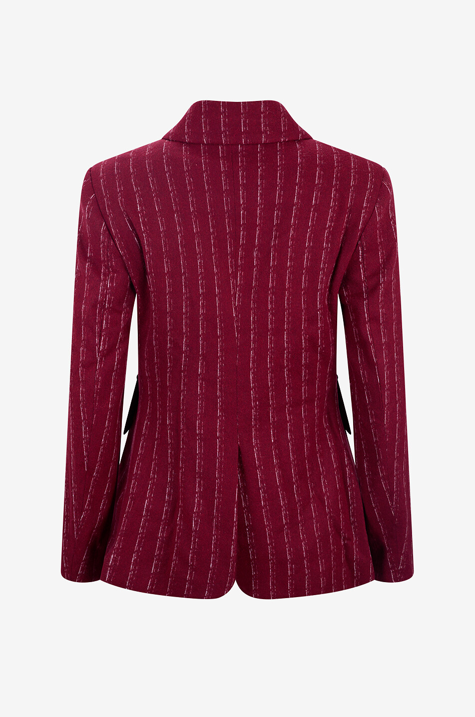 DESTREE Tamara Barre lightweight striped mixed wool jacket Women RED 2