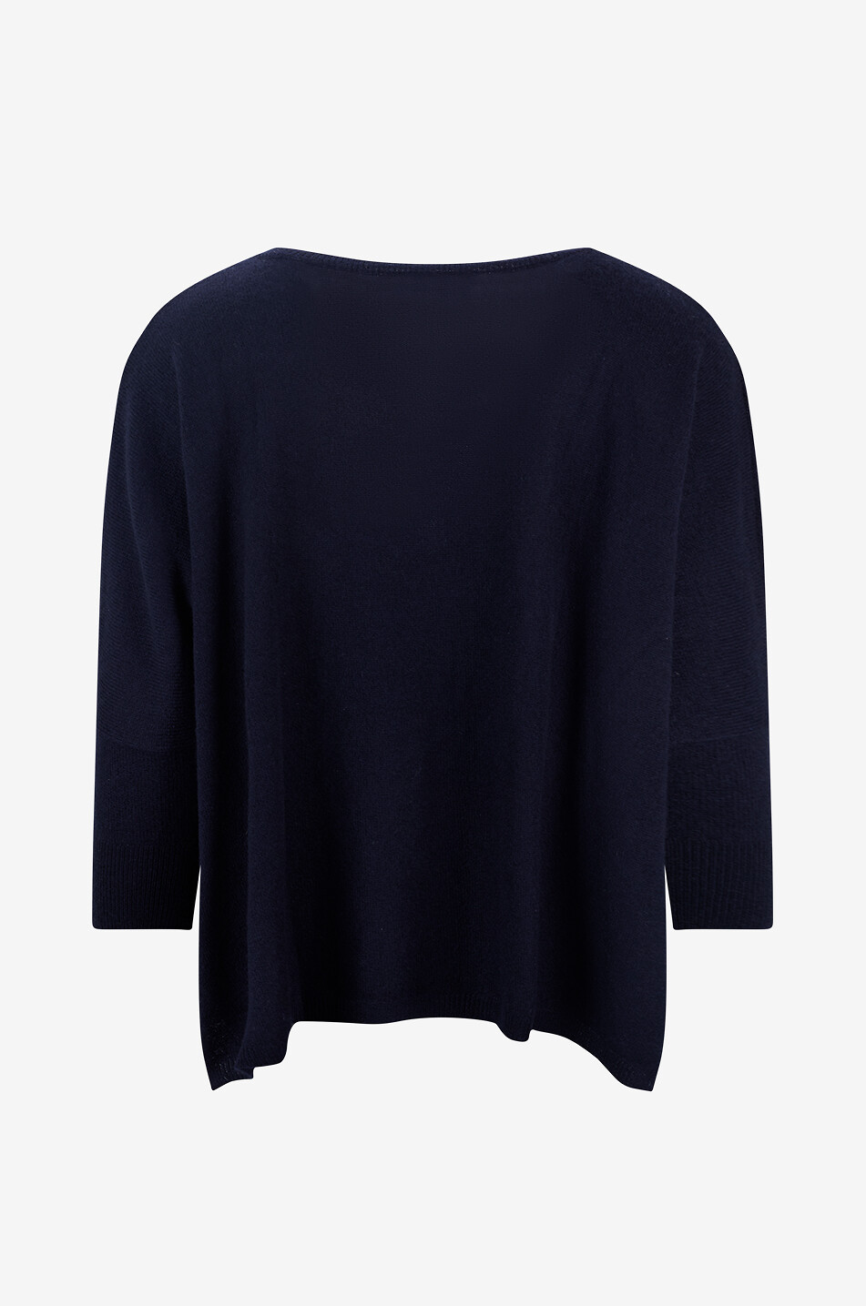 KUJTEN Minie cashmere V-neck oversized jumper Women DARK BLUE 2