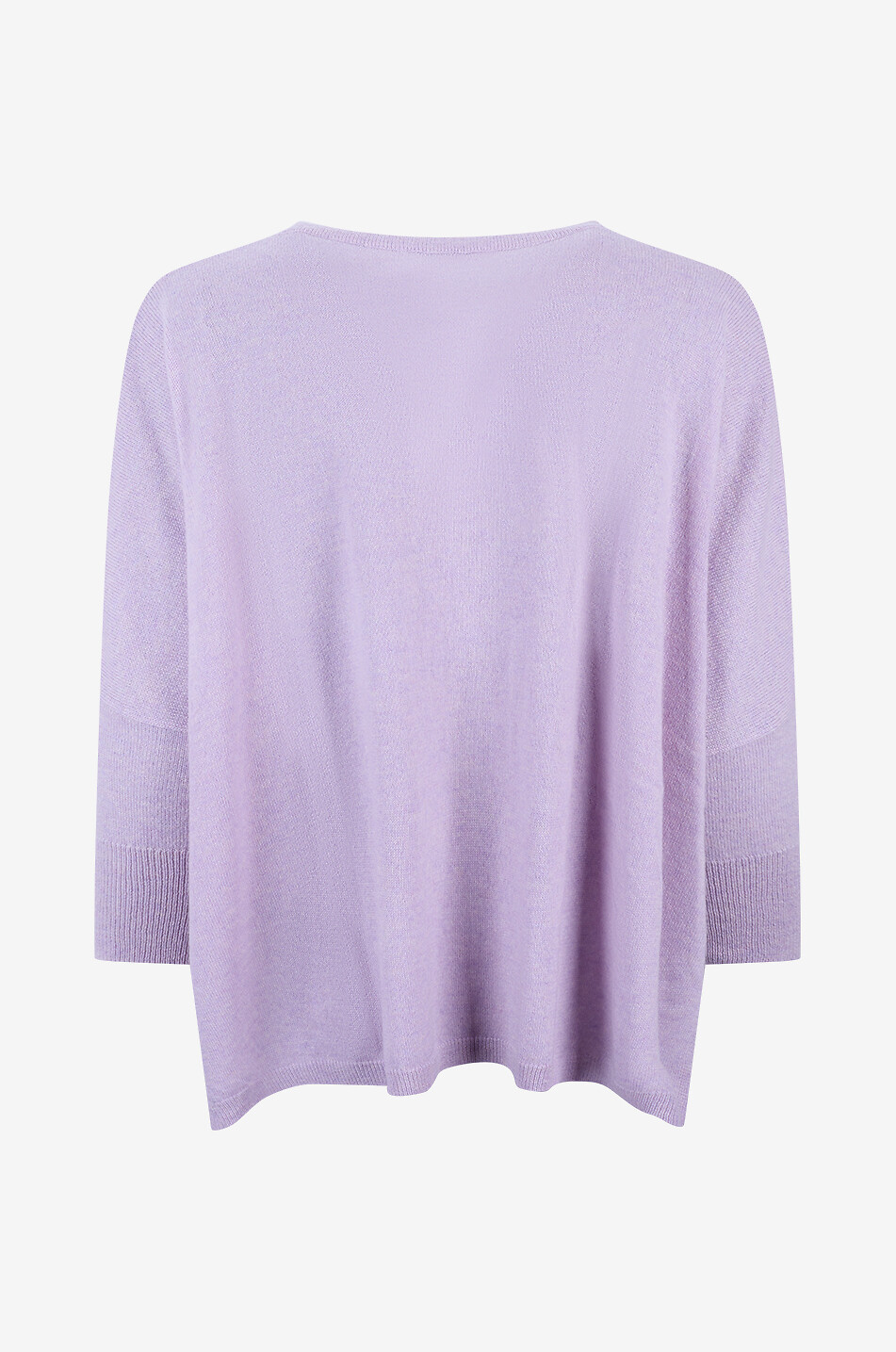 KUJTEN Minie cashmere V-neck oversized jumper Women LIGHT PURPLE 2