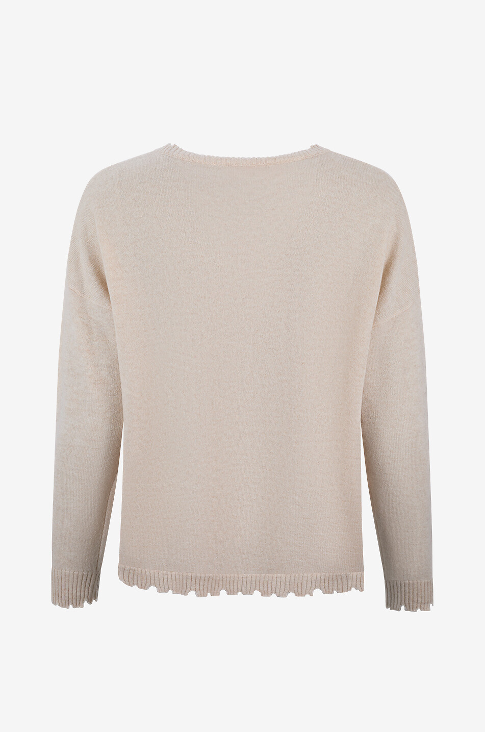 KUJTEN Mela cashmere roundneck pullover Women BEIGE 2