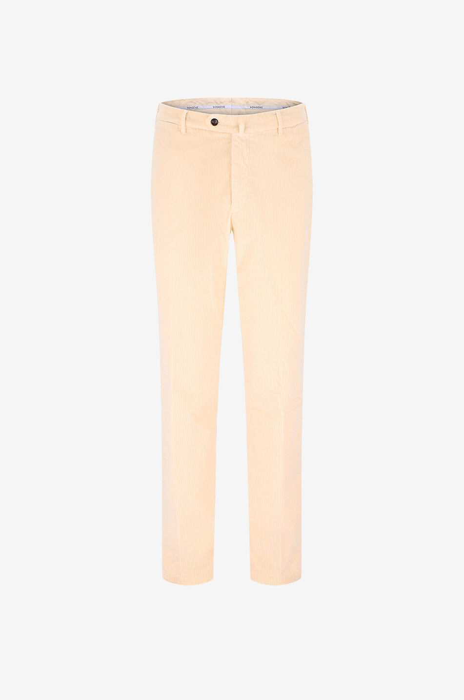 BONGENIE Cotton corduroy straight-leg trousers Men EGGSHELL 1