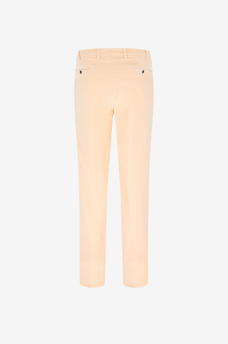 BONGENIE Cotton corduroy straight-leg trousers Men EGGSHELL 2