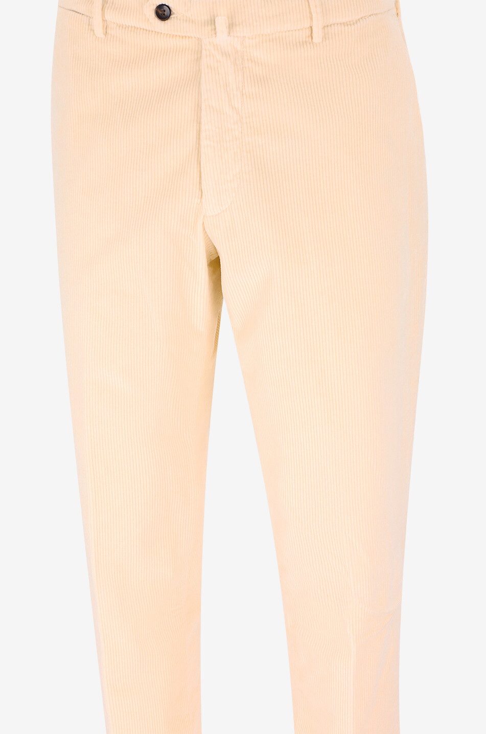 BONGENIE Cotton corduroy straight-leg trousers Men EGGSHELL 3
