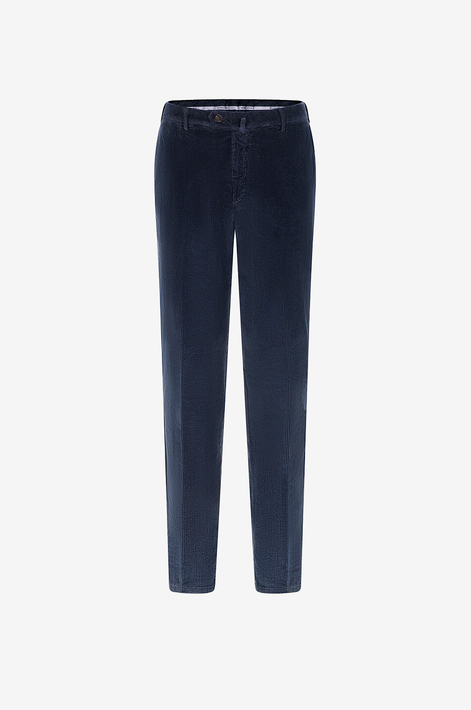 Cotton corduroy straight-leg trousers