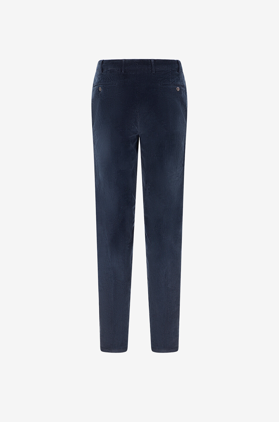 BONGENIE Cotton corduroy straight-leg trousers Men DARK BLUE 2