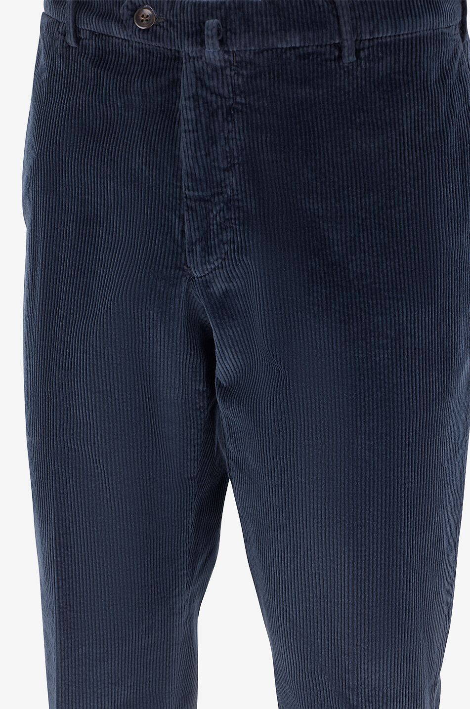 BONGENIE Cotton corduroy straight-leg trousers Men DARK BLUE 3