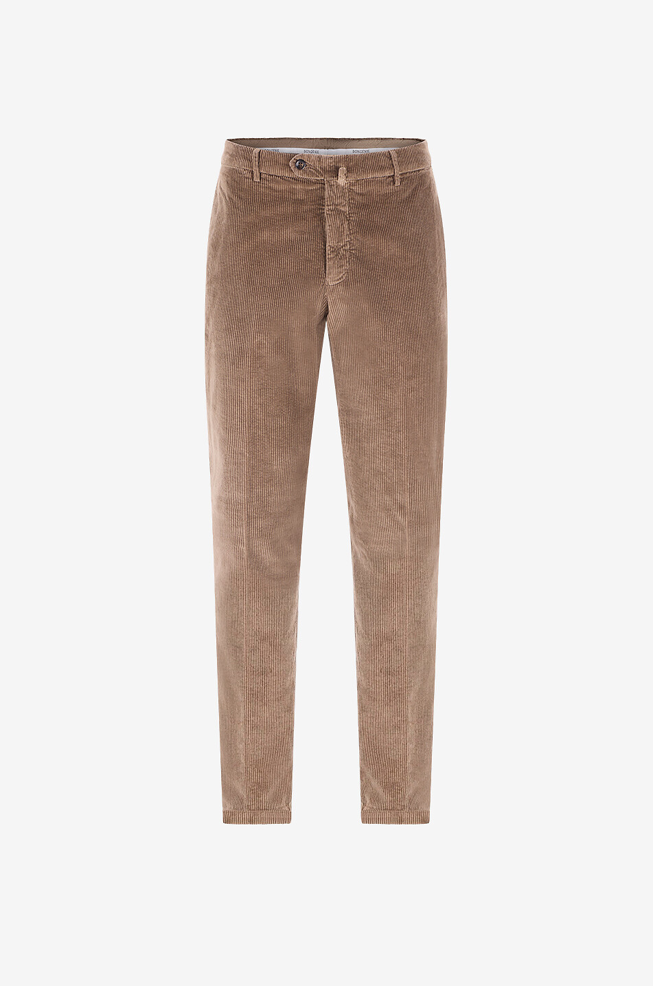 Cotton corduroy straight-leg trousers