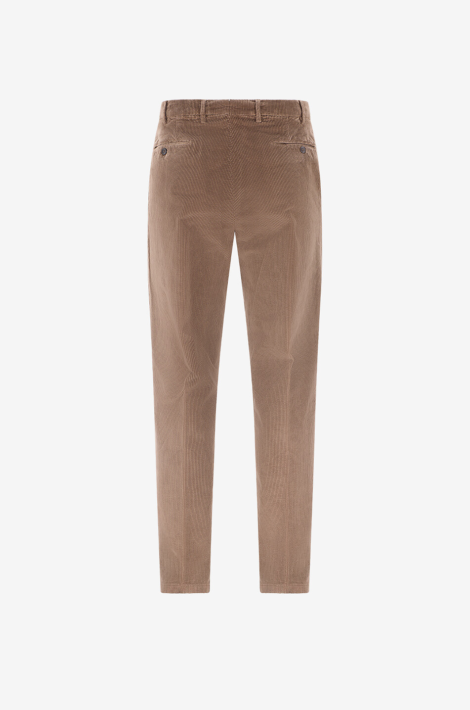 BONGENIE Cotton corduroy straight-leg trousers Men BROWN 2