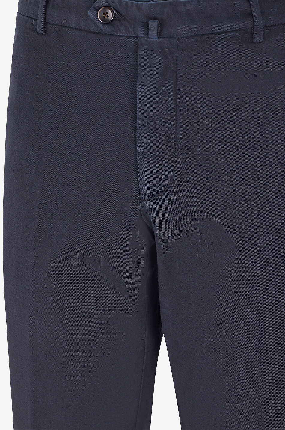 BONGENIE Classic straight-leg mixed cotton trousers Men DARK BLUE 3