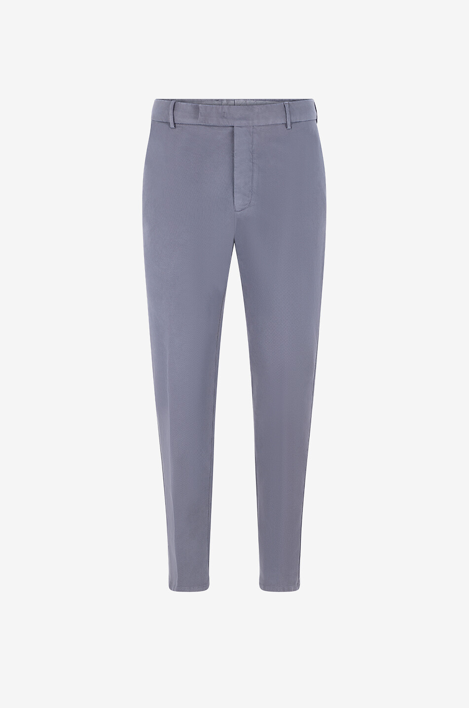 BONGENIE Straight-leg cigarette trousers in blended cotton Men DARK GREY 1