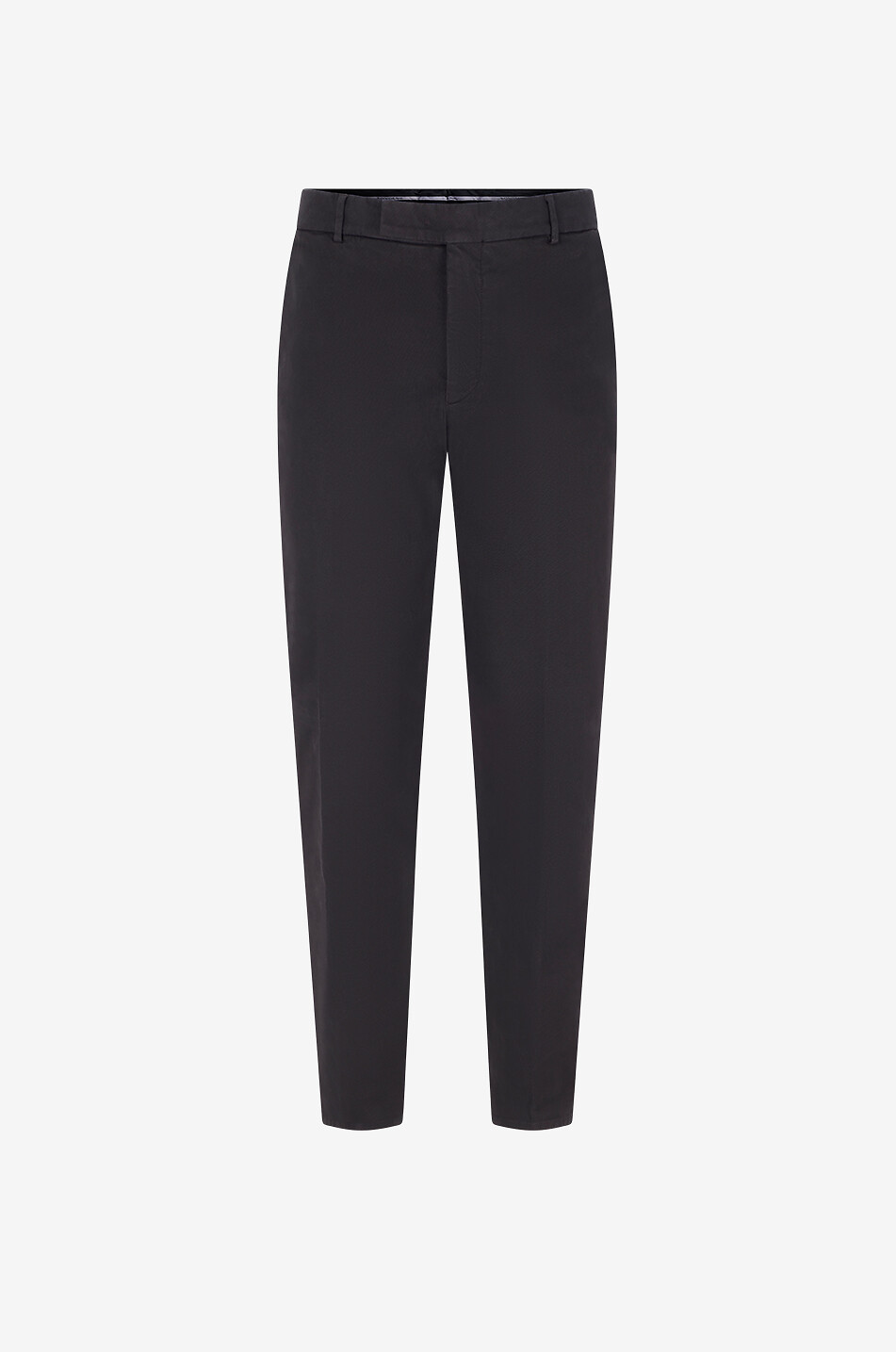 BONGENIE Straight-leg cigarette trousers in blended cotton Men BLACK 1