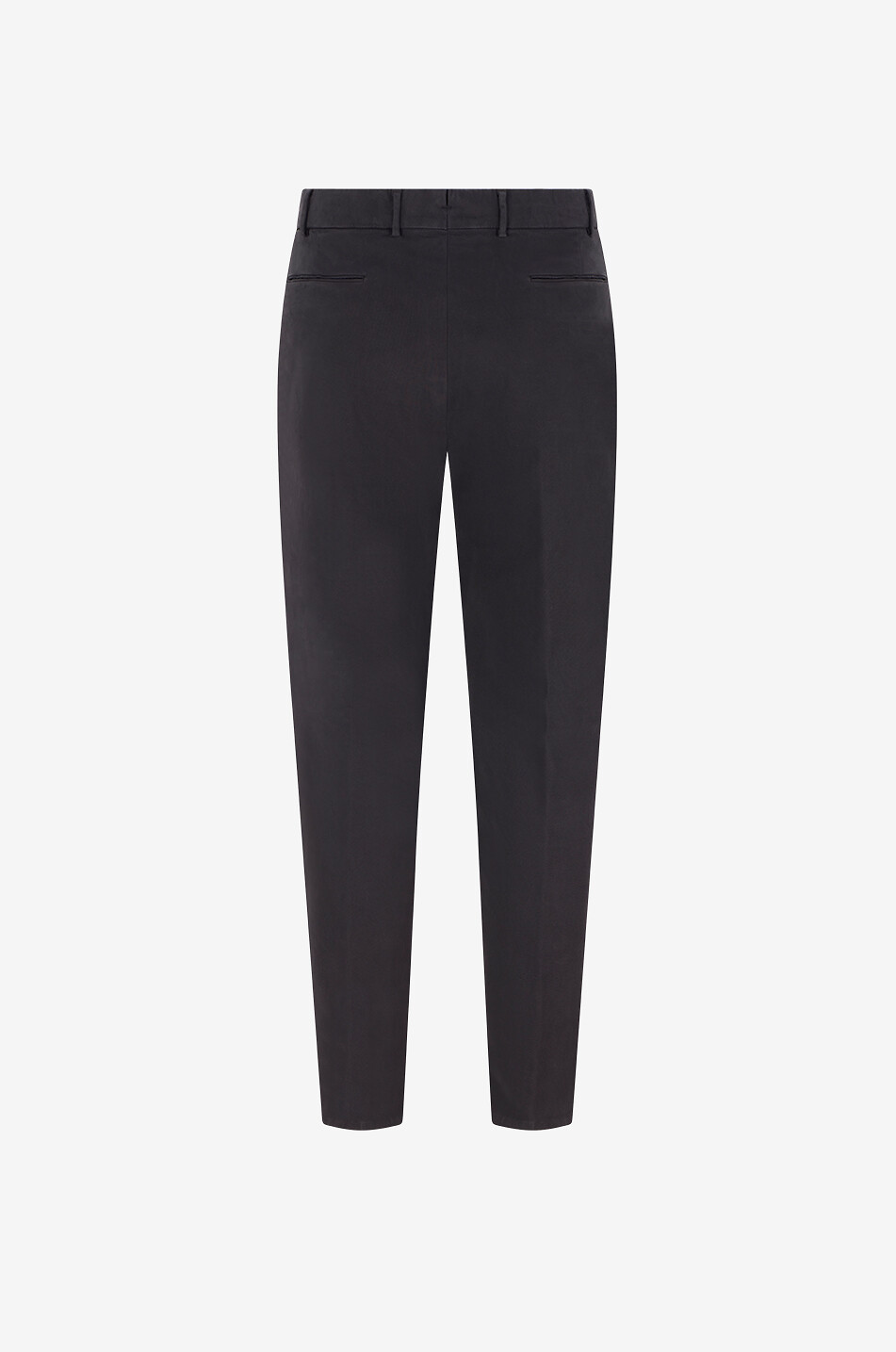 BONGENIE Straight-leg cigarette trousers in blended cotton Men BLACK 2
