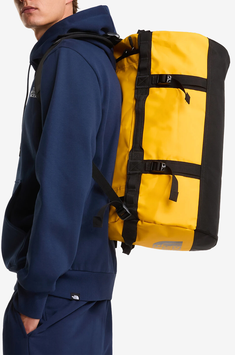 THE NORTH FACE Base Camp 50L coated technical fabric travel bag Men YELLOW 3