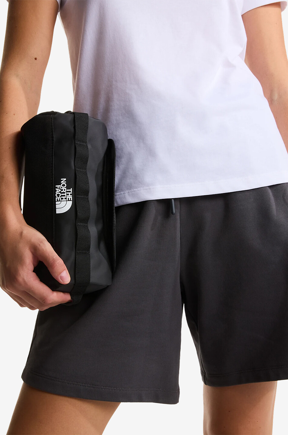 THE NORTH FACE Trousse de toilette de voyage en tissu technique Base Camp - S Homme NOIR 3