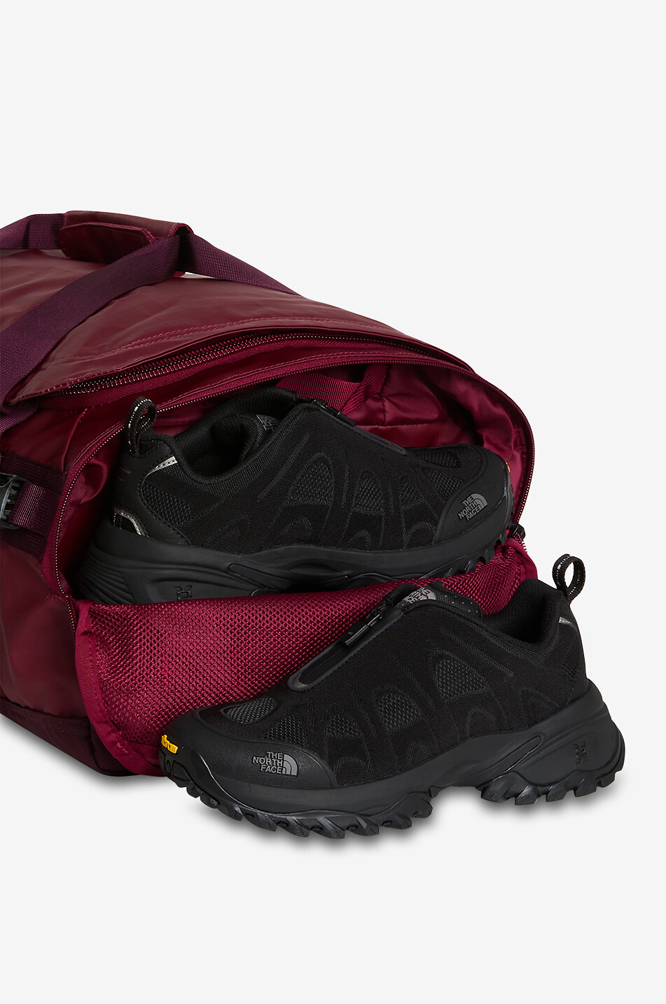 THE NORTH FACE Base Camp Voyager 42L convertible travel backpack Men DARK RED 6