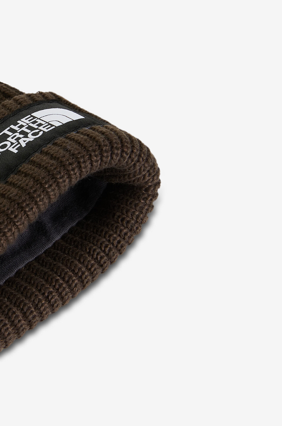 THE NORTH FACE Salty Lined FlashDry™ lined rib knit ski beanie Men DARK BROWN 2