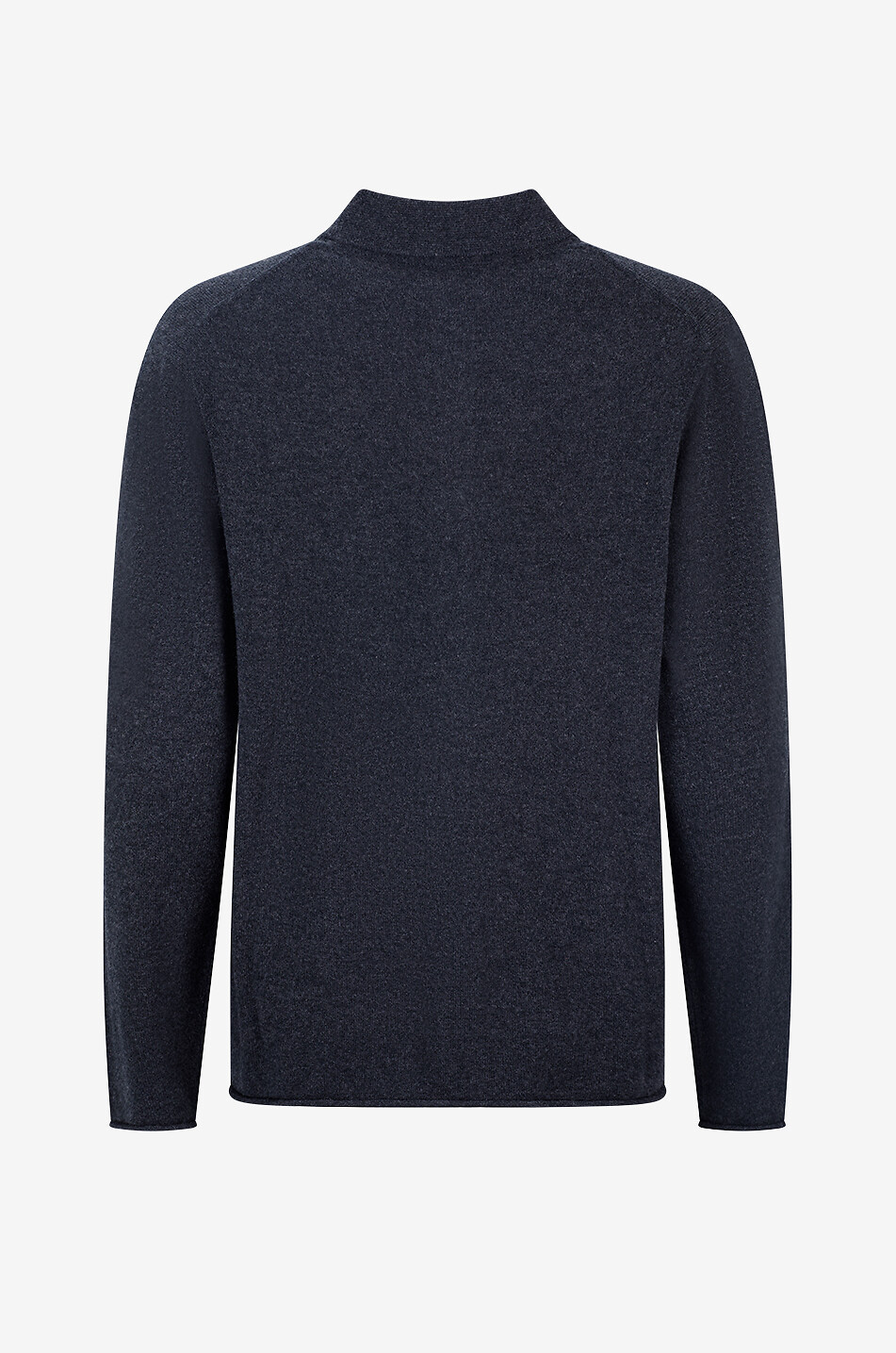 ALLUDE Cardigan à col chemise en cachemire à manches longues Femme GRIS FONCÉ 2