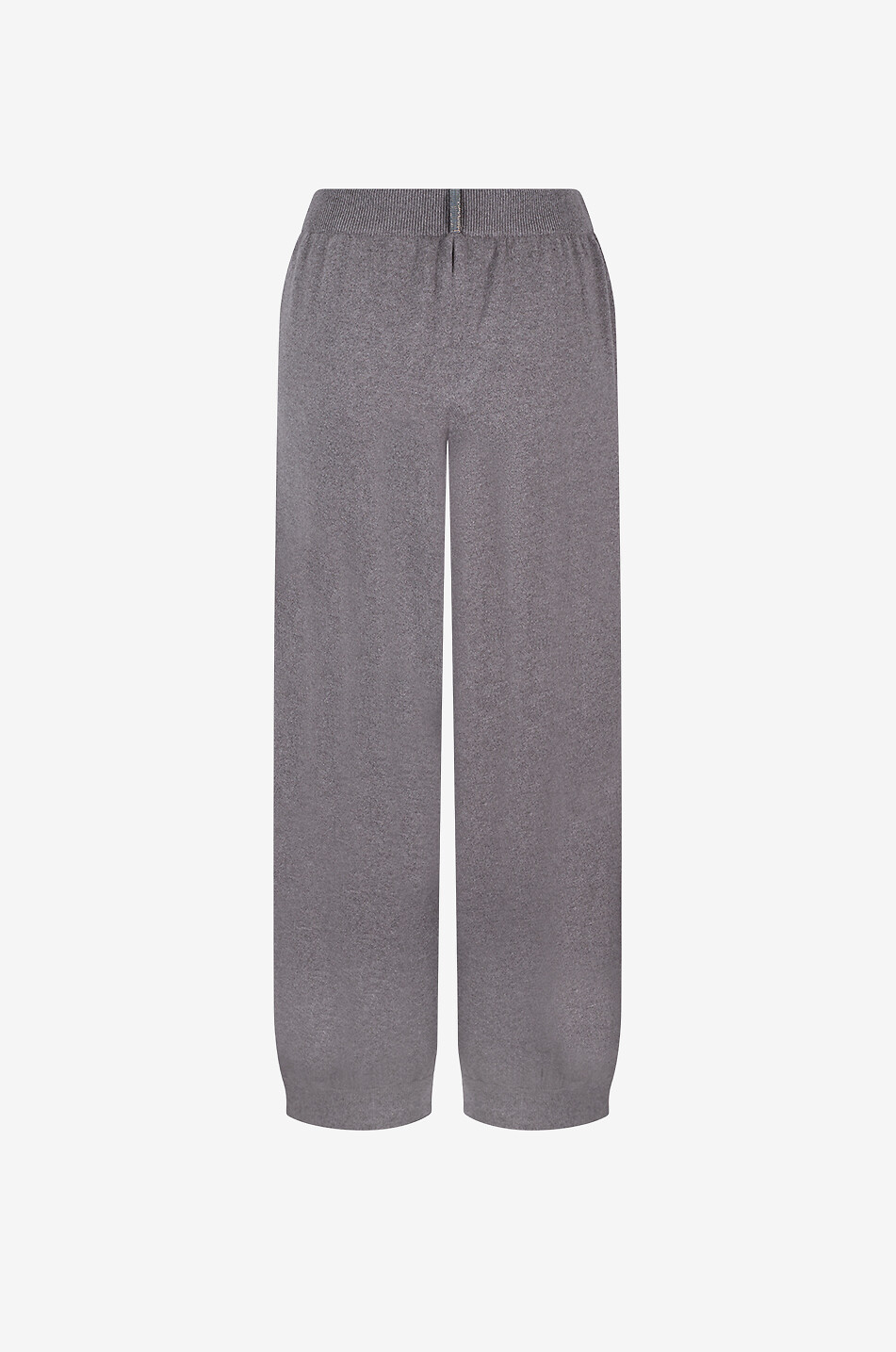 FABIANA FILIPPI Pantalon de jogging large en laine vierge et soie Femme MARRON 2