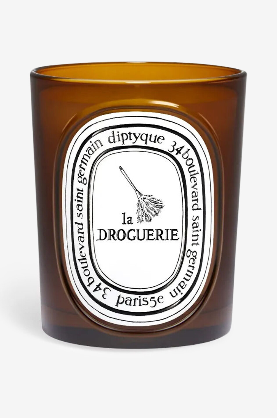 Bougie parfumée anti-odeurs au basilic La Droguerie - 190g