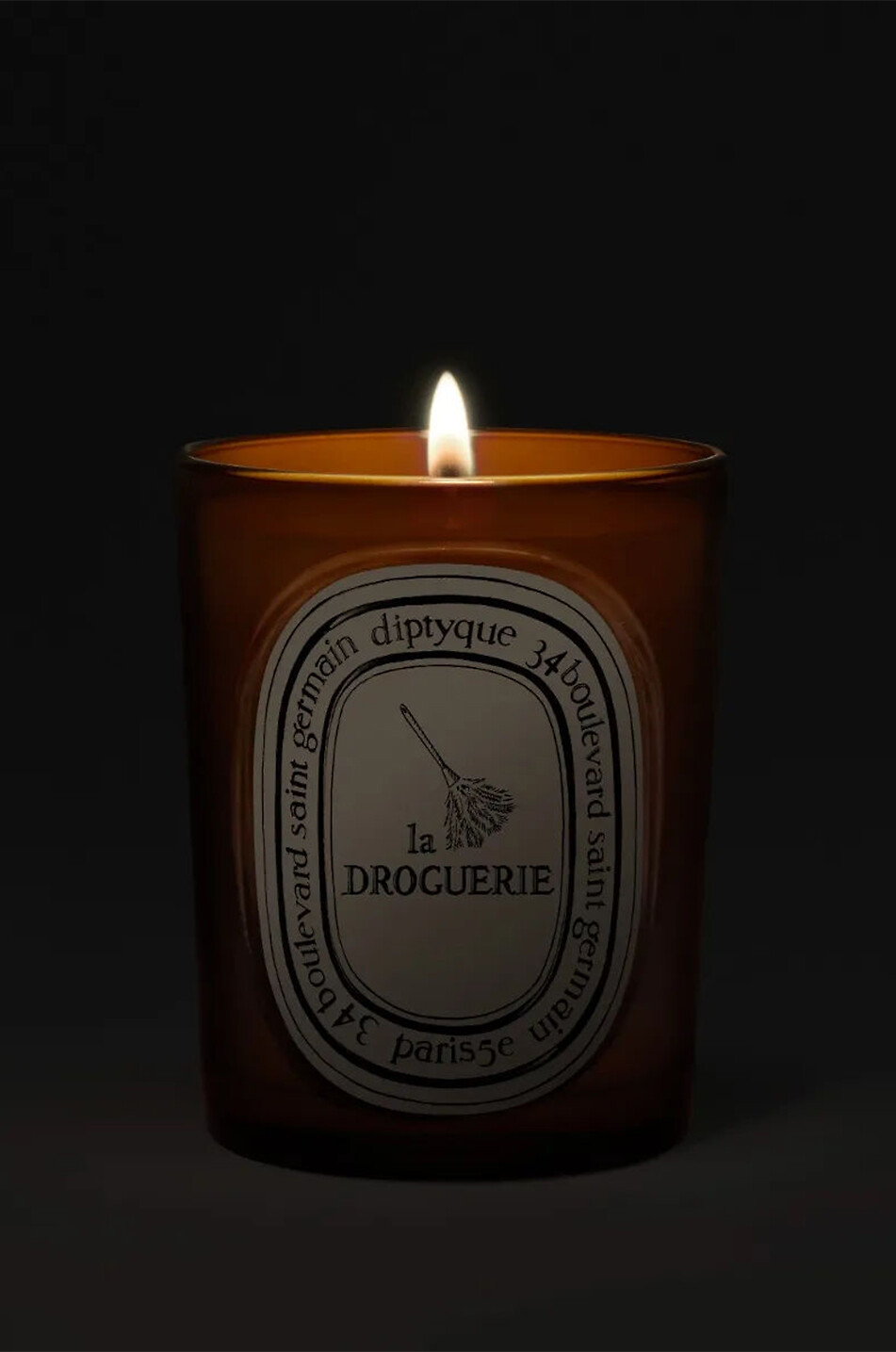 DIPTYQUE Bougie parfumée anti-odeurs au basilic La Droguerie - 190g Maison Incolore 2