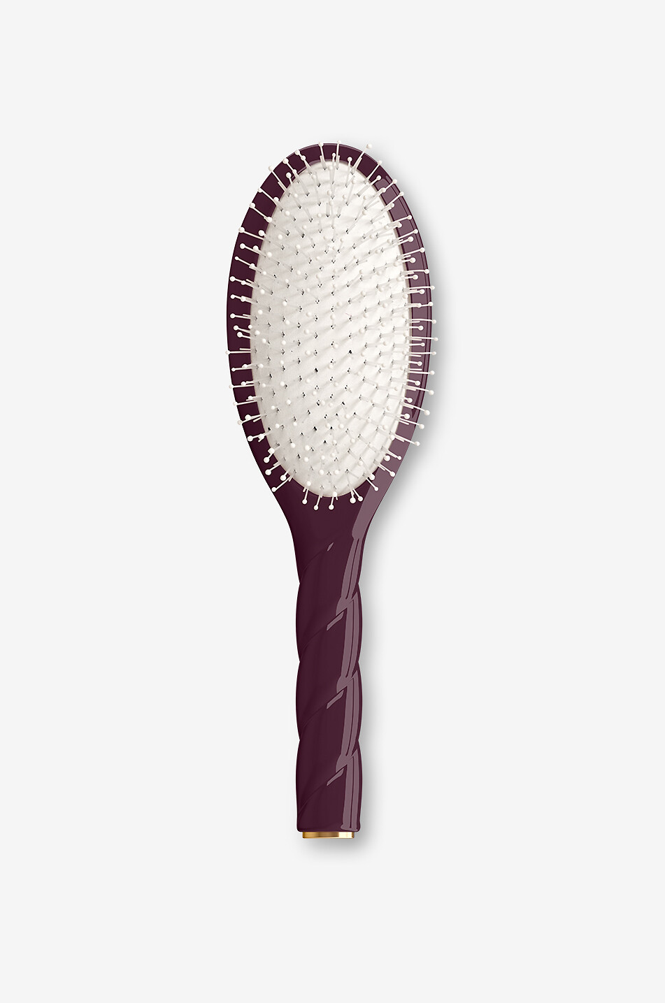 N.04 Miracle Aubergine Large massaging detangling brush