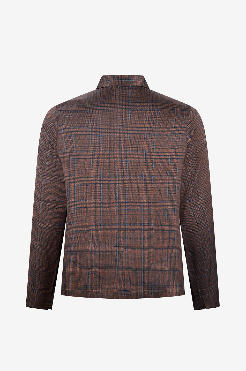 YC MILANO Bedrucktes fliessendes Hemd mit langen Ärmeln Damen COGNAC 2