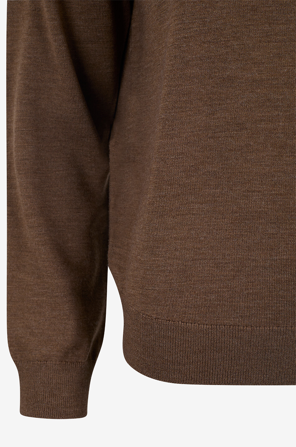 SIMKHAI Aaliyah merino wool roll-neck jumper Women BROWN 4