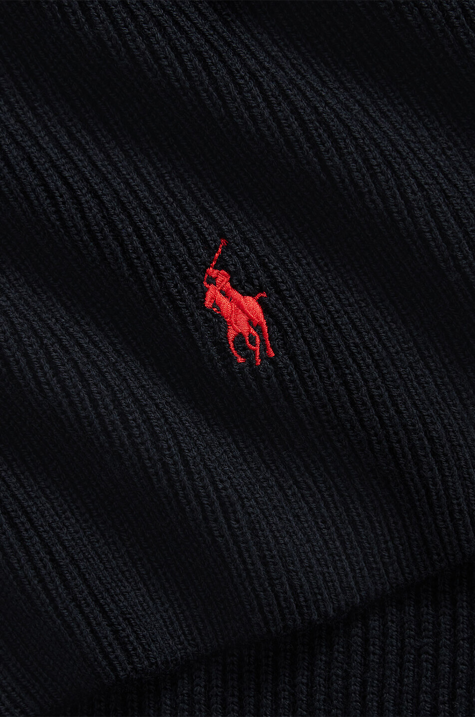 POLO RALPH LAUREN Mützen- und Schal-Set aus Wolle Pony Herren SCHWARZ 3