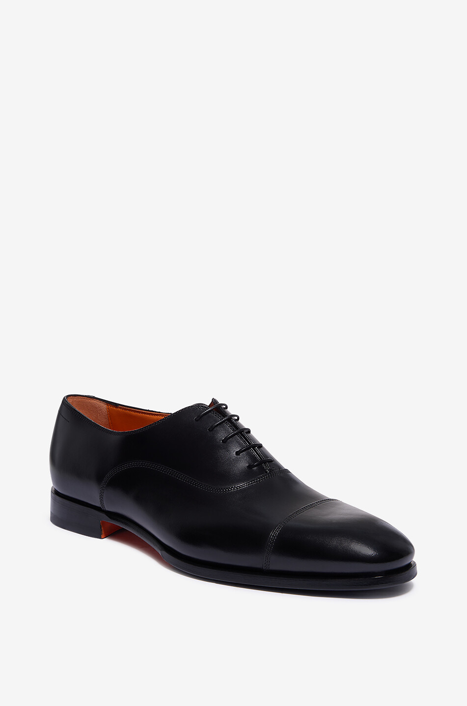 Chaussures oxford à lacets en cuir lisse