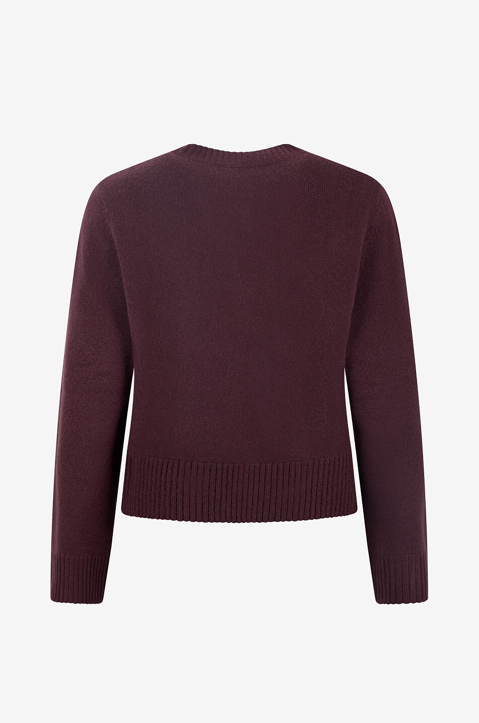 BONGÉNIE Cardigan boutonné à col rond en cachemire Femme ROUGE 2