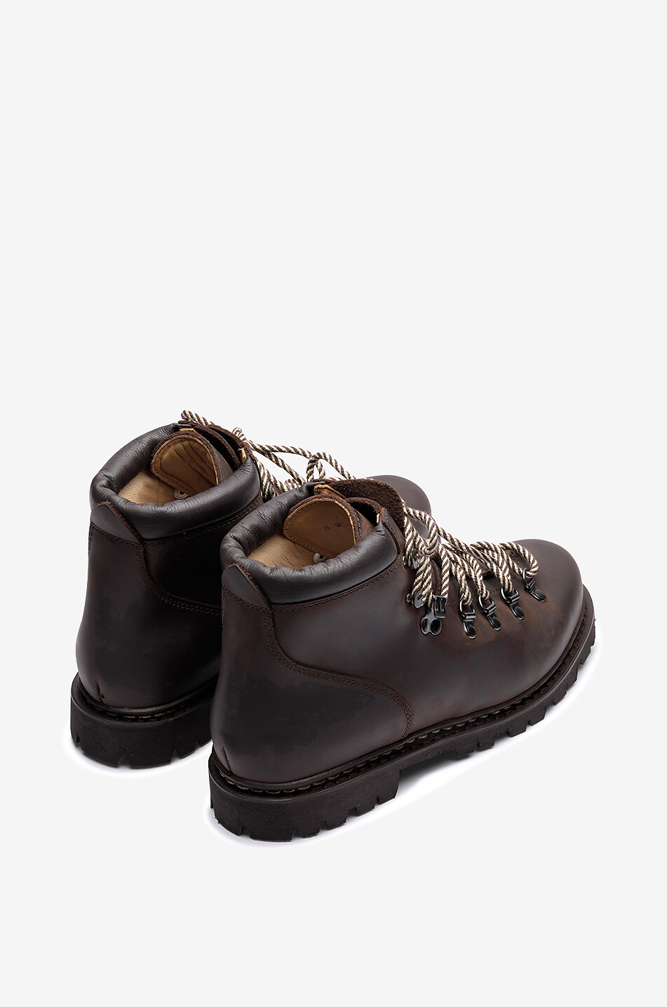 PARABOOT Avoriaz nubuck leather lace-up ankle boots Men BROWN 4