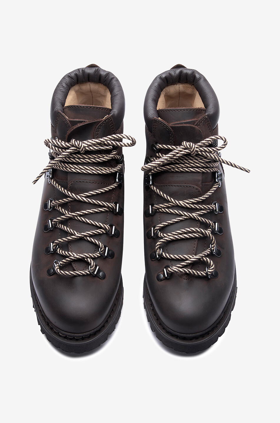 PARABOOT Avoriaz nubuck leather lace-up ankle boots Men BROWN 3