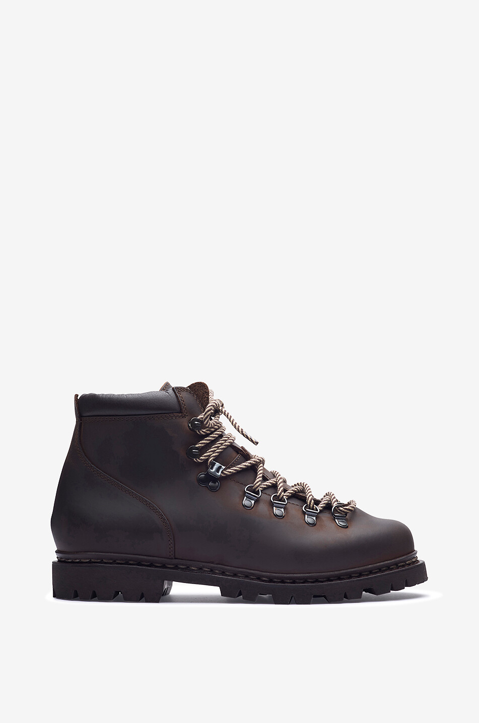PARABOOT Avoriaz nubuck leather lace-up ankle boots Men BROWN 1