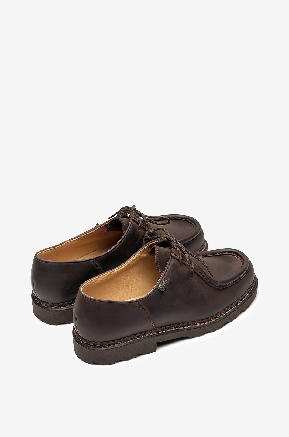 PARABOOT Chaussures à lacets en nubuck Michael Homme MARRON 3