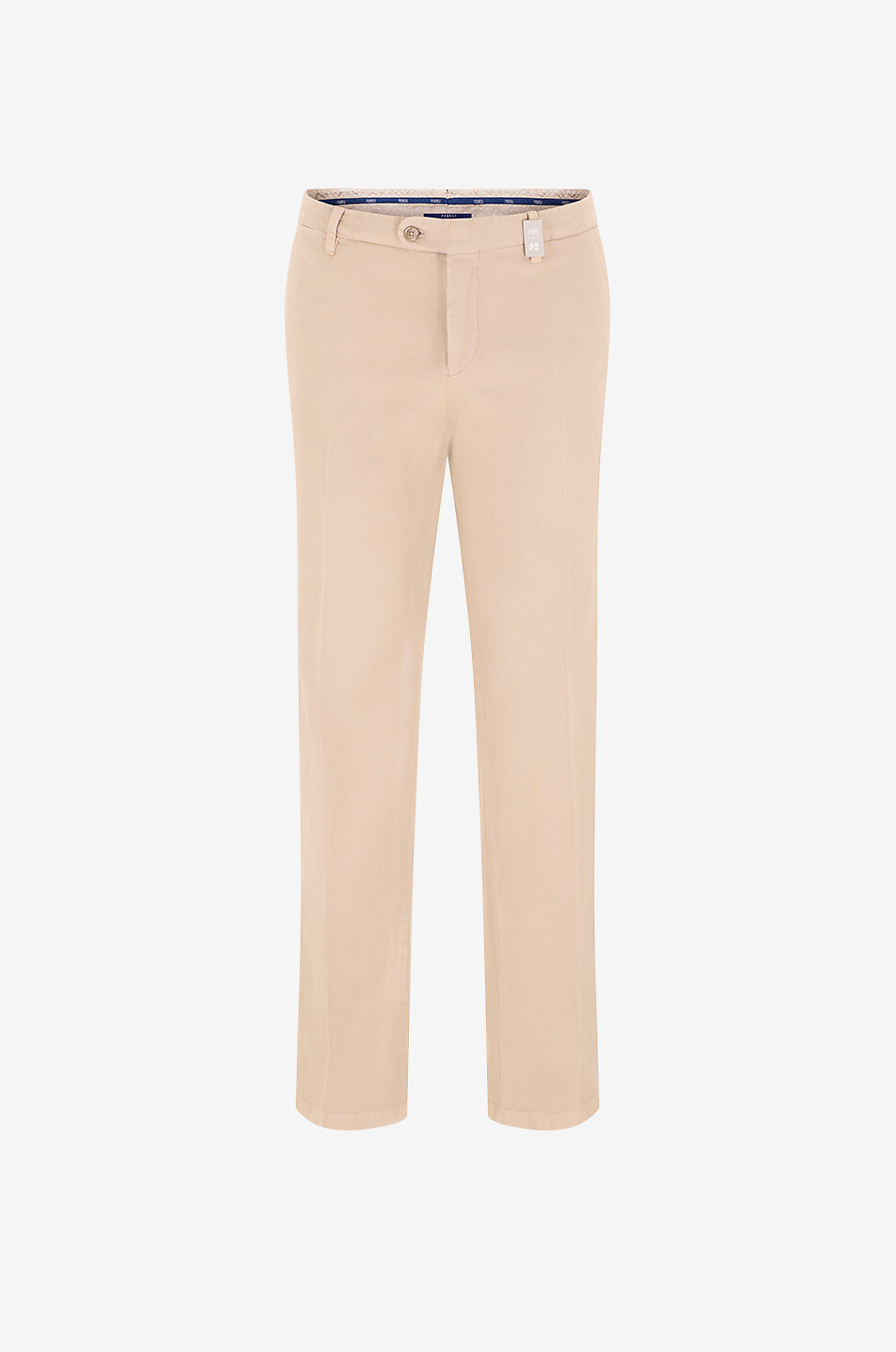 Old Boston Twill straight-leg blended cotton trousers
