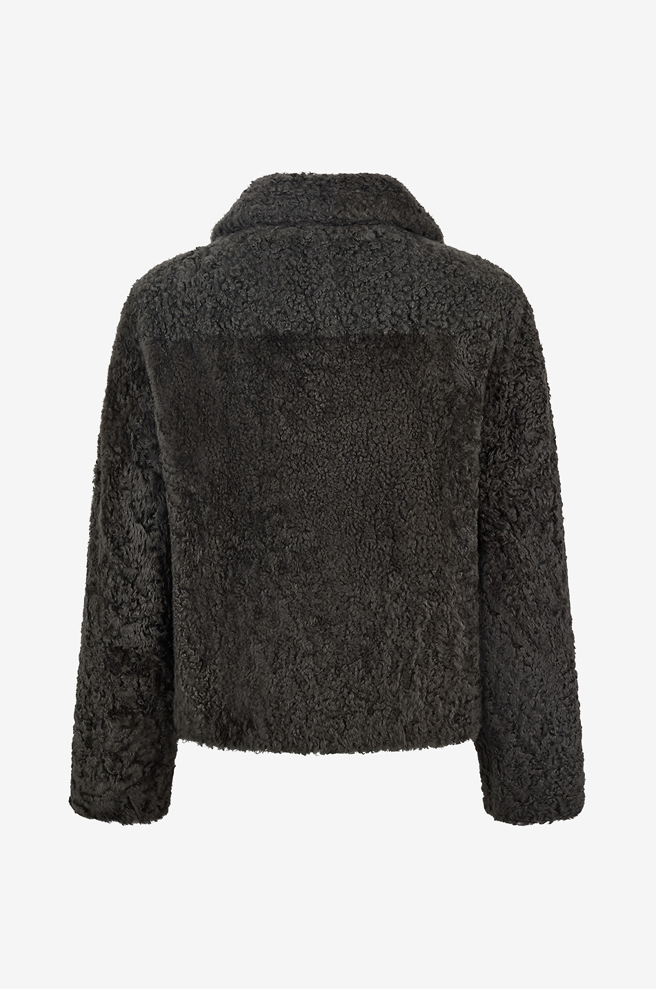 BRUNELLO CUCINELLI Kurze Wickeljacke aus Lammfell Damen DUNKELGRÜN 2