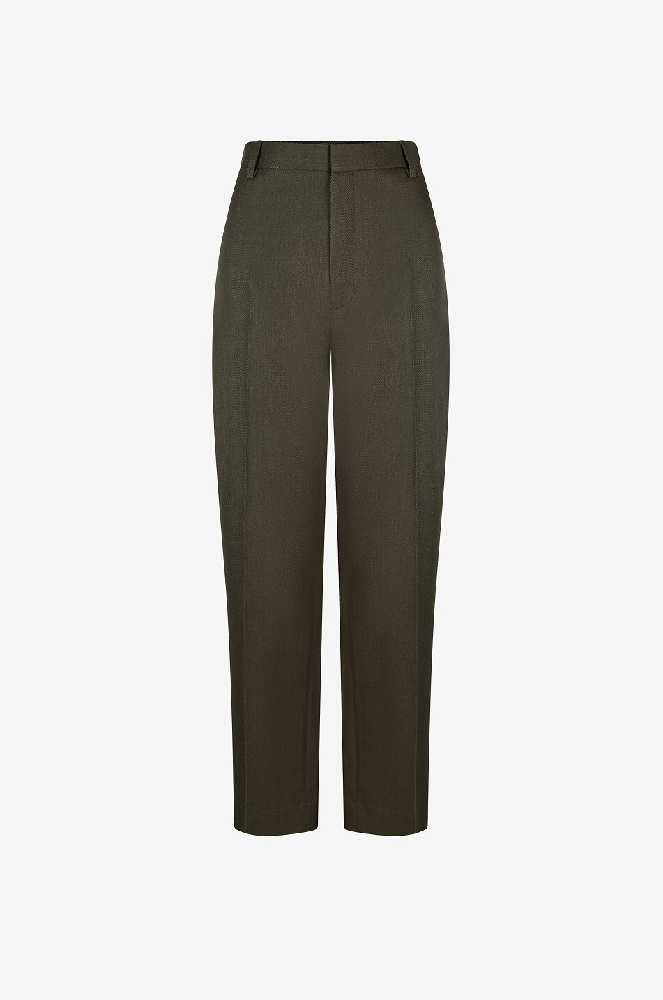 Pantalon cigarette tailleur en laine vierge
