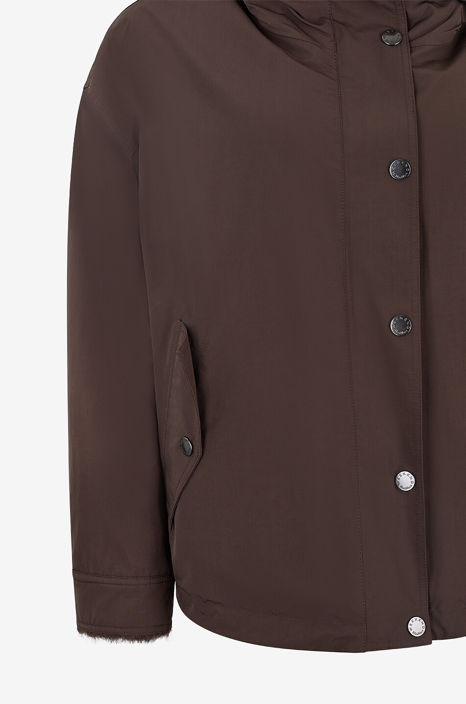 WEEKEND MAX MARA Kurze Parka mit Kapuze und Fellkragen Zanna Damen BRAUN 3