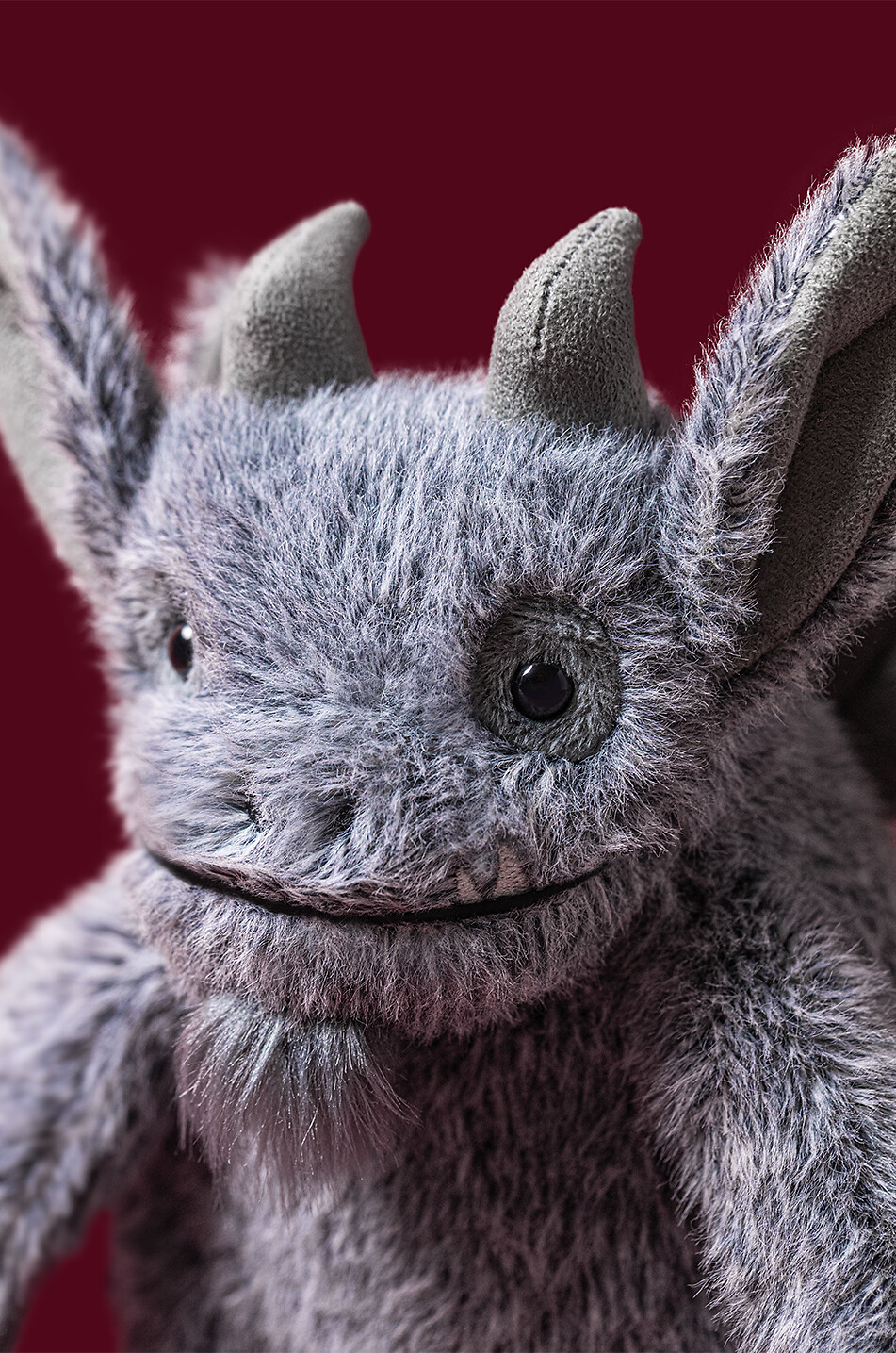 JELLYCAT Growlston Gargoyle children's plush gargoyle toy  DARK GREY 3