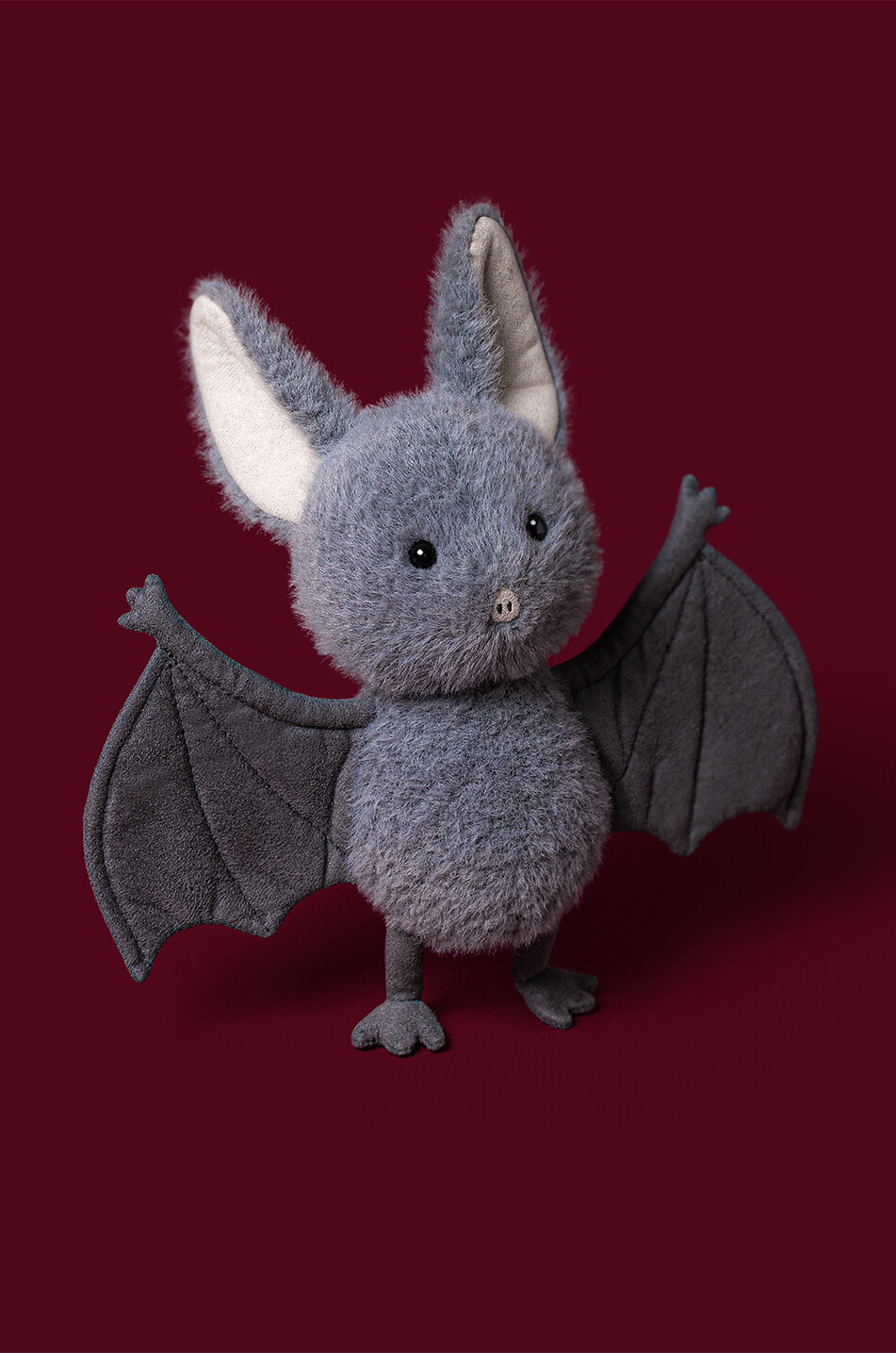 JELLYCAT Broox Bat children's bat plush toy  GREY 3