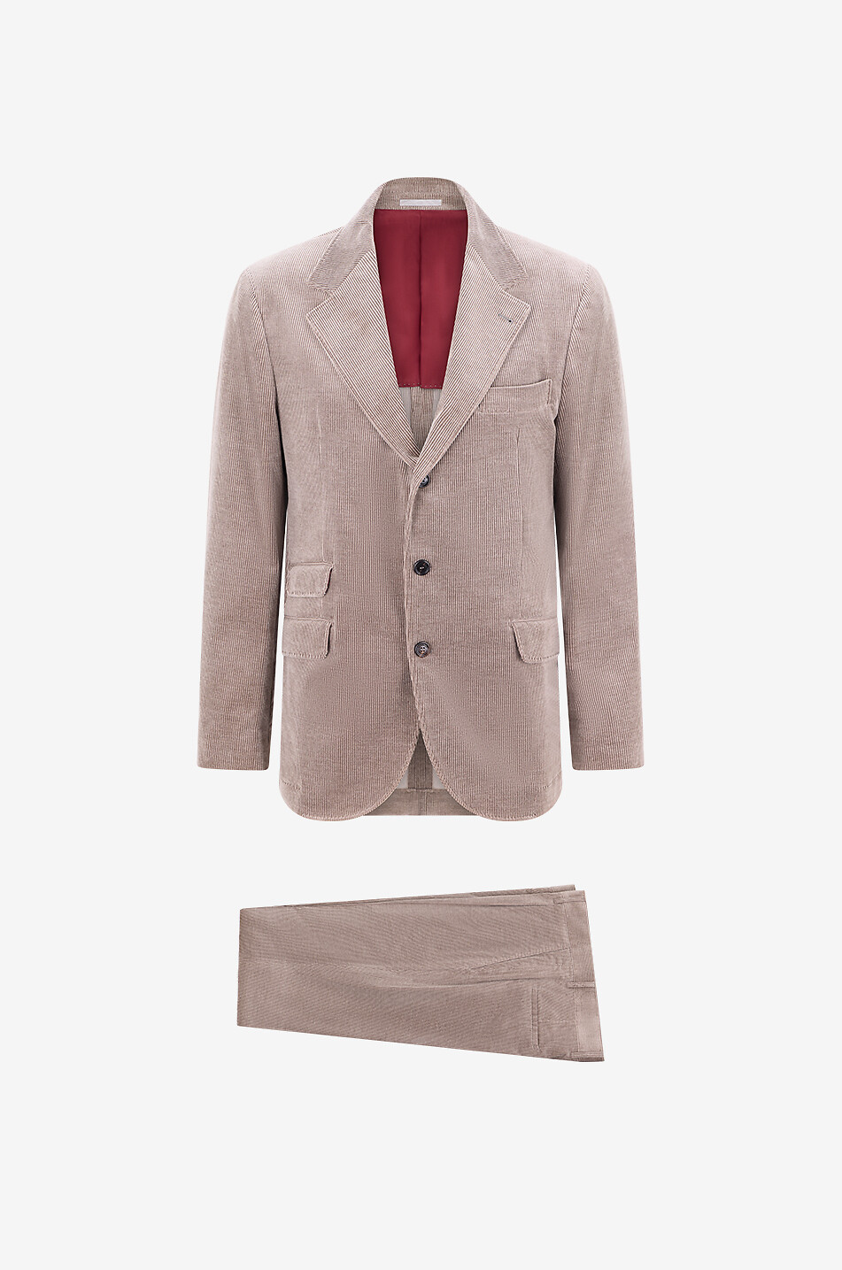Zelander Loropiana pinstripe double-breasted two-piece suit