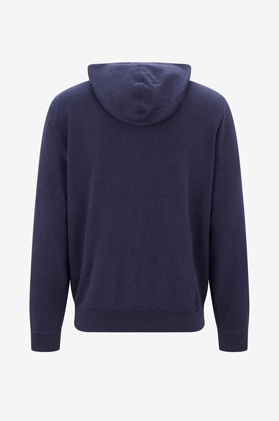 JACOB COHEN Sweat-shirt zippé à capuche en coton et cachemire mélangé H0102 Homme BLEU FONCE 2