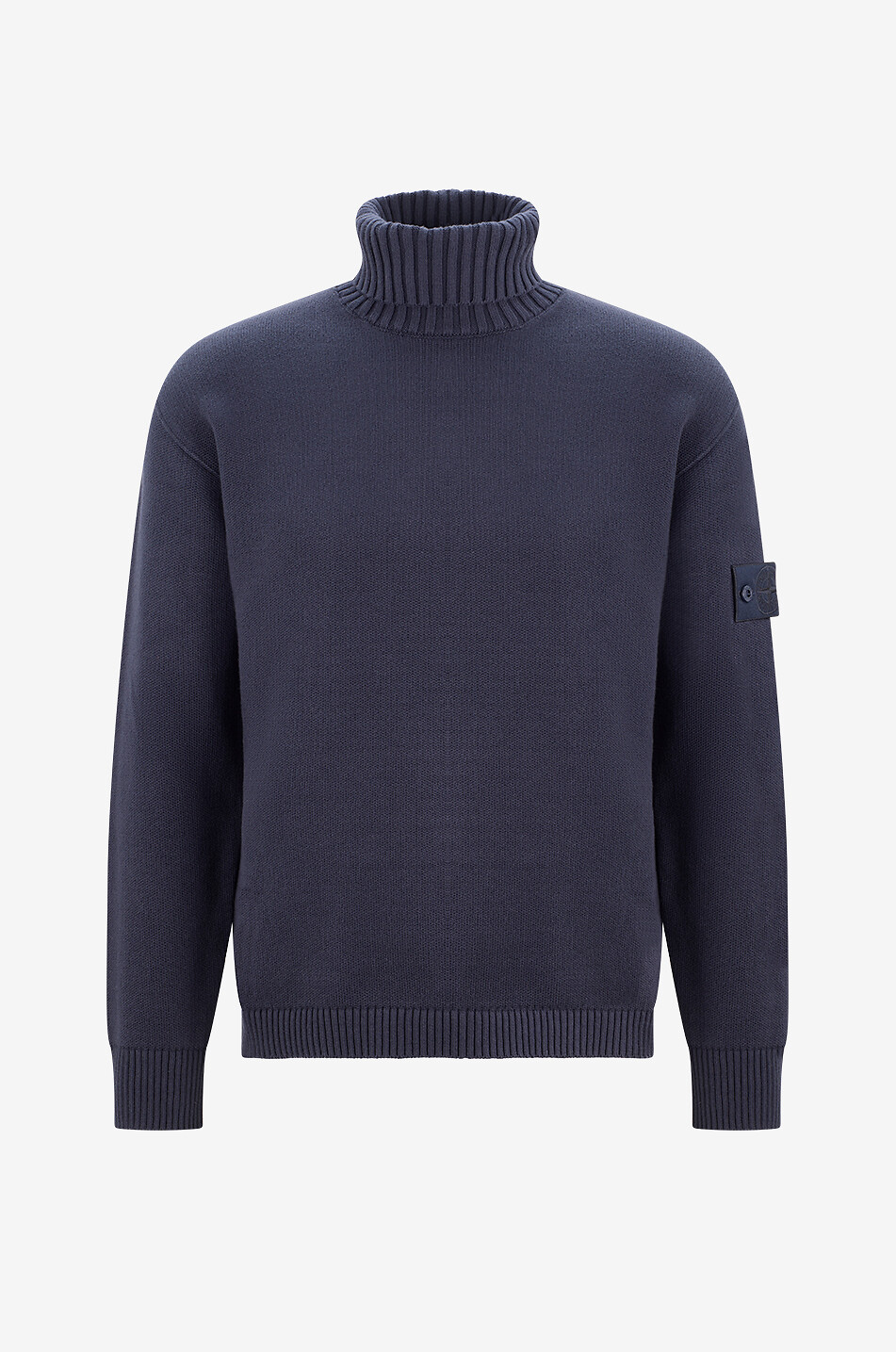 STONE ISLAND 5100038 cotton blend roll-neck jumper Men DARK BLUE 1