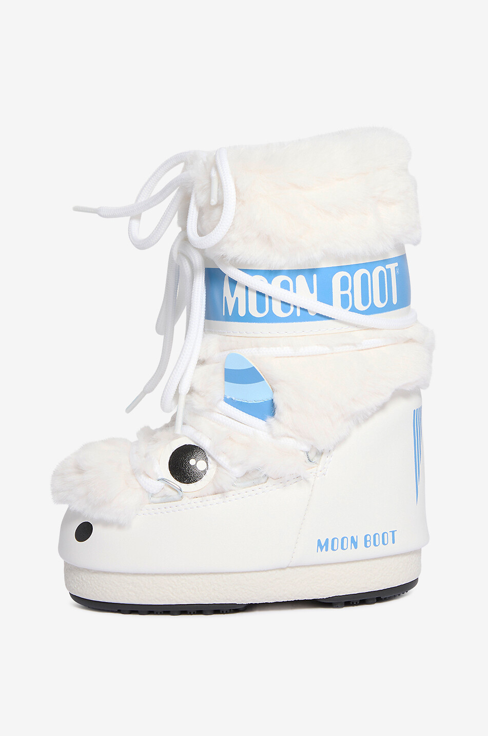 MOON BOOT Mädchen-Schneestiefel Icon Little Yeti Mädchen WEISS 3