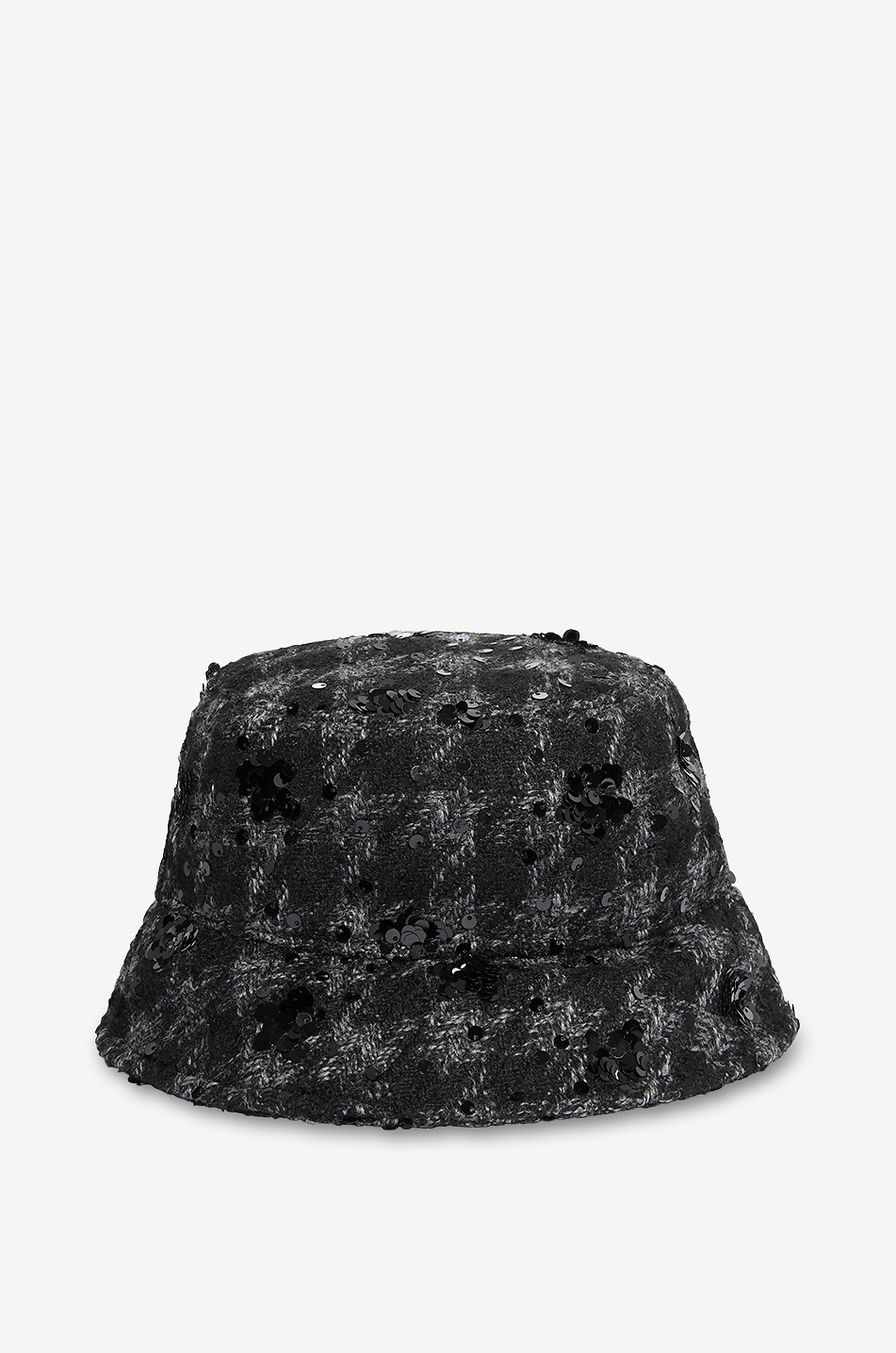 Chapeau cloche en tweed à sequins Gstaad