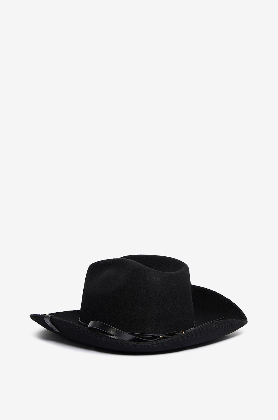 CATARZI 1910 Chapeau cowboy en laine mérinos Sestriere Femme NOIR 3