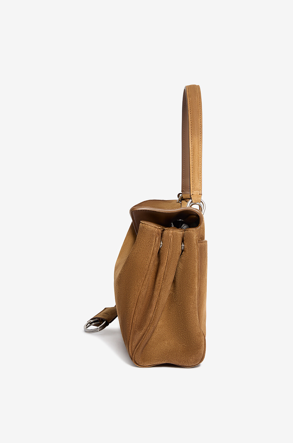 BALENCIAGA Sac à main en daim Rodeo Petit Femme CAMEL 4